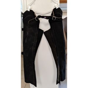 Black Leather Chaps - Whitman